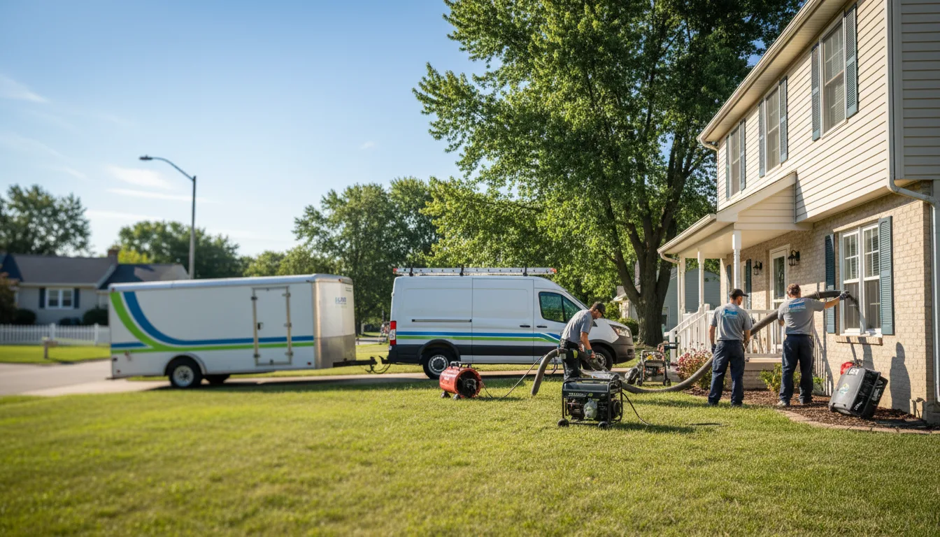 Flooded Basement Restoration And Cleanup With Repair in Wittenberg, WI near me